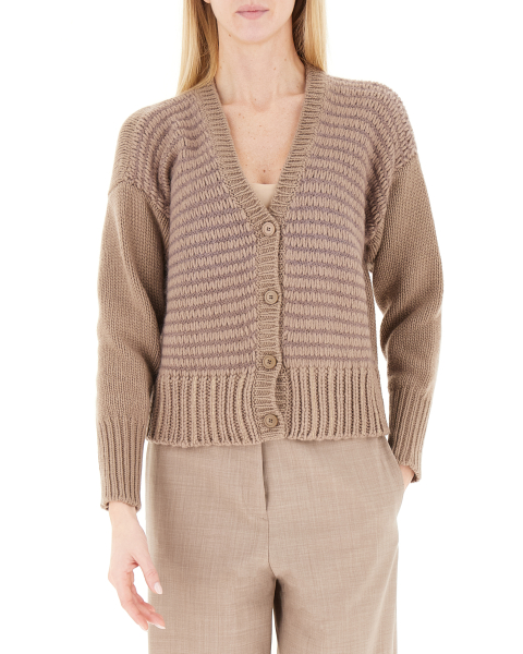Cardigan con bottoni