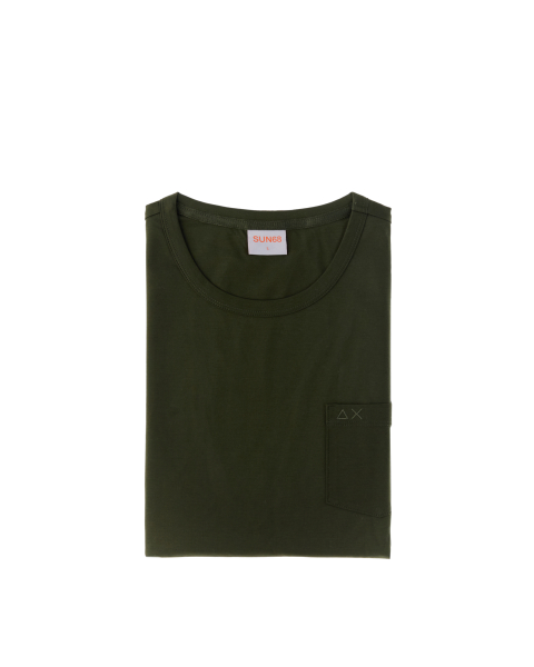 T-shirt con taschino