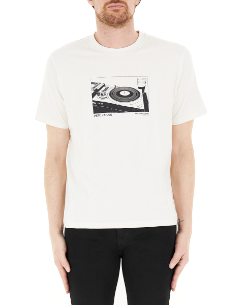 T-shirt girocollo cotone
