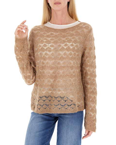 Maglione misto lana