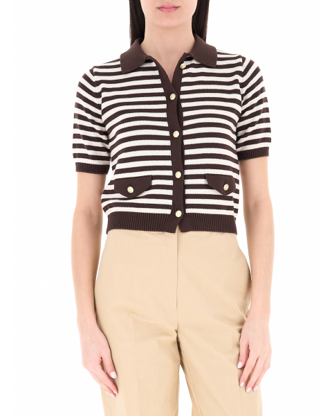 Cardigan maniche corte