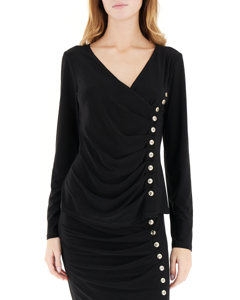 Blusa drappeggiata