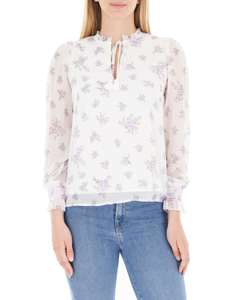 Blusa maniche lunghe