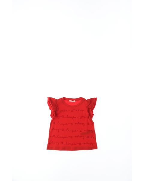 T-shirt con strass