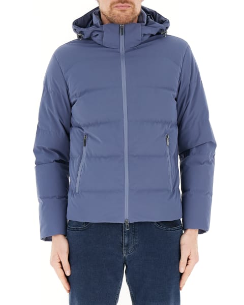 Piumino con cappuccio