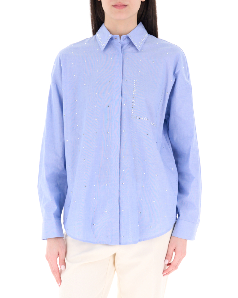 Camicia con strass