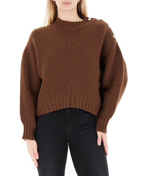 Maglione misto lana