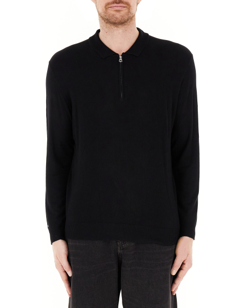 Maglione mezza zip