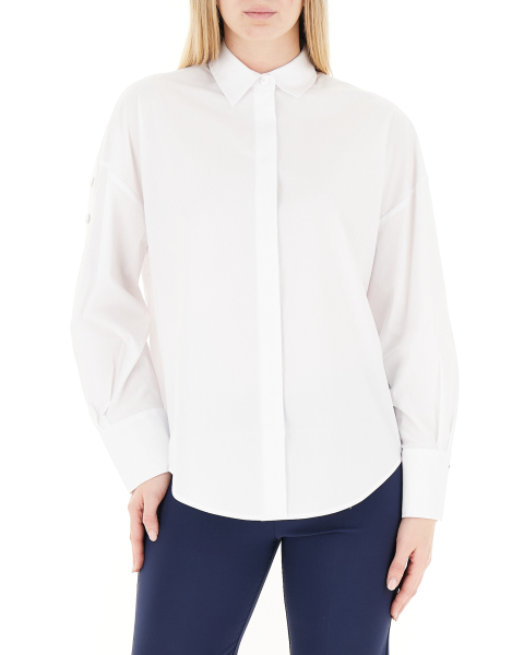 Camicia misto cotone