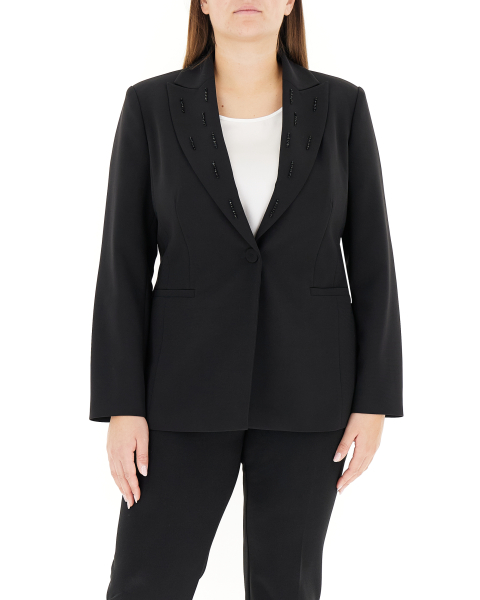Blazer con applicazioni