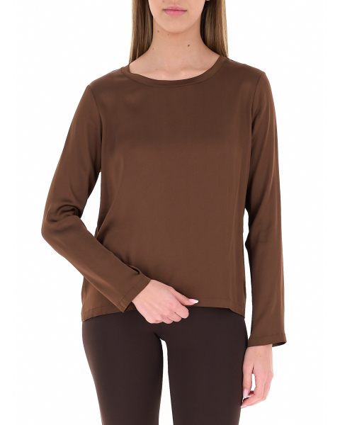 Blusa maniche lunghe