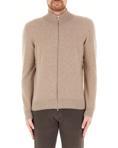 Cardigan con zip