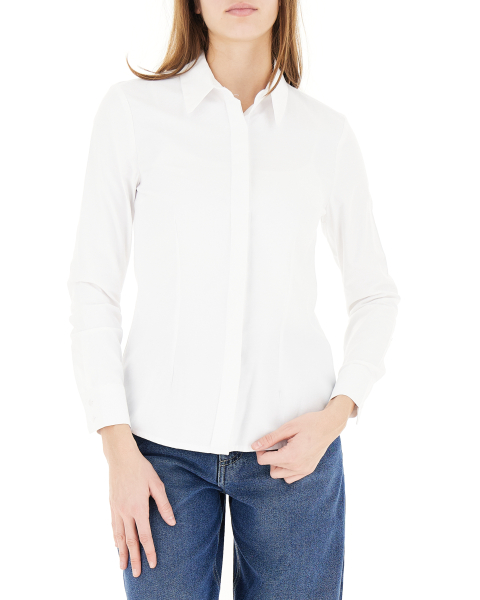 Camicia misto cotone