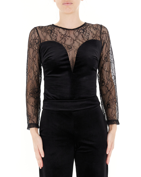 Blusa in pizzo