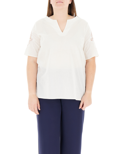 Blusa scollo a V