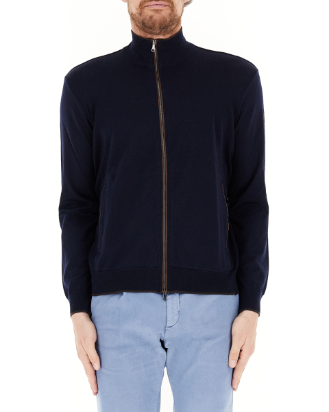 Cardigan con zip