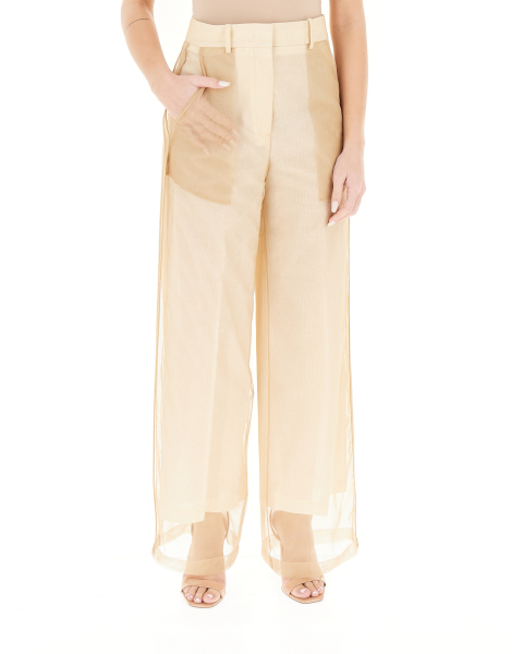 Pantalone con tulle