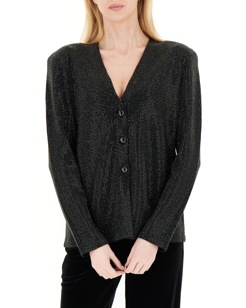 Blazer con strass