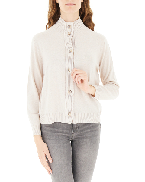 Cardigan misto lana