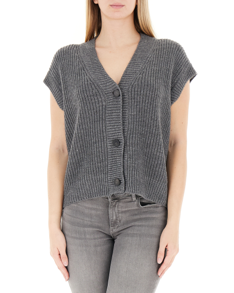 Gilet misto lana
