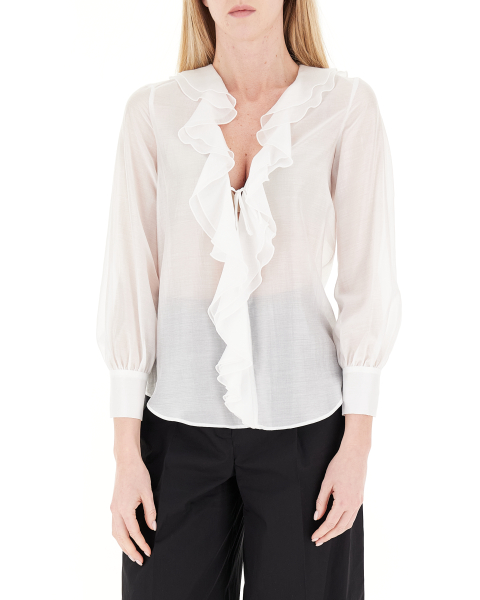 Blusa con volants