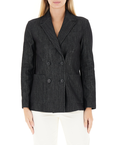 Blazer effetto jeans