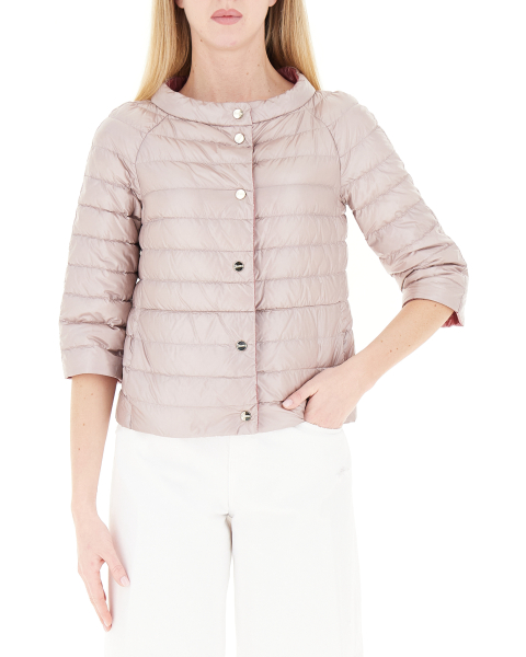 Piumino maniche corte