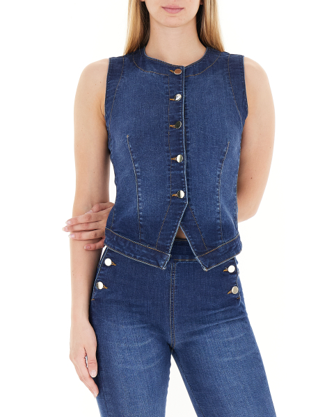 Gilet in jeans