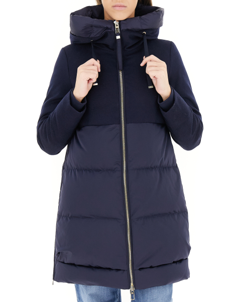 Piumino con cappuccio