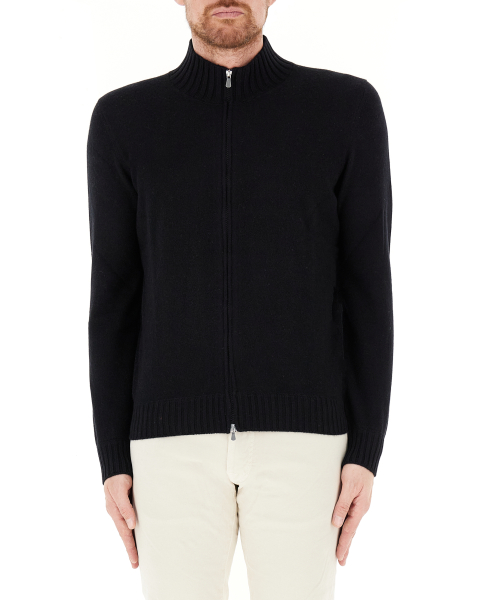 Cardigan con zip
