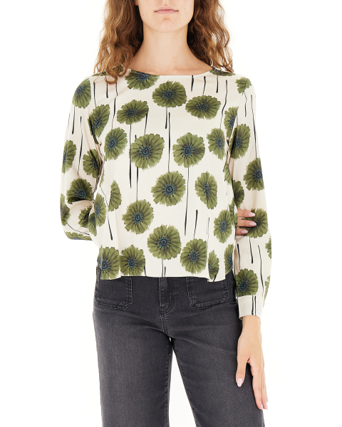 Blusa maniche lunghe