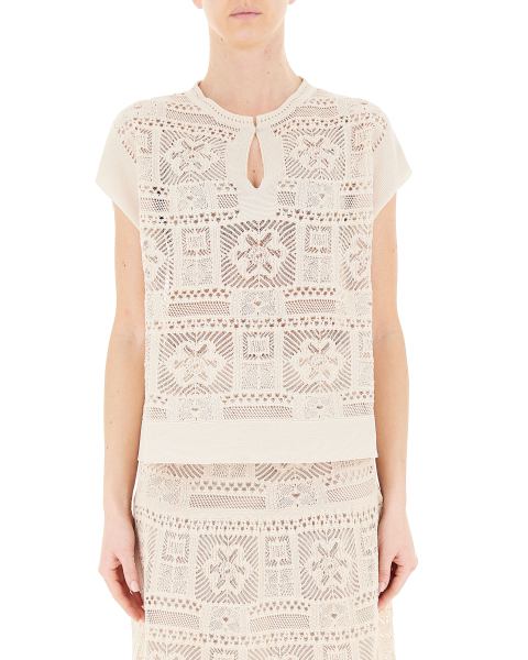 Blusa in pizzo