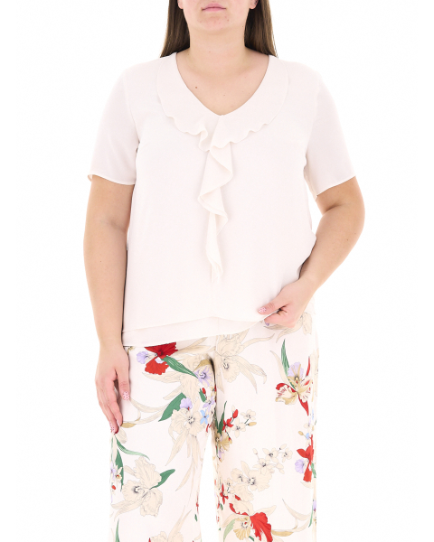 Blusa con volants