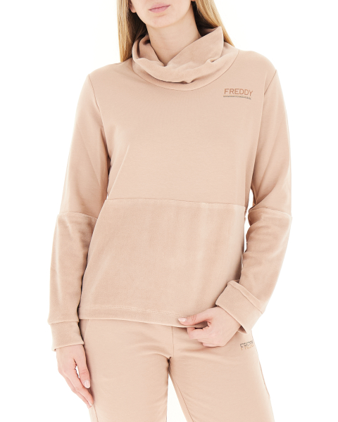 Felpa collo ciambella