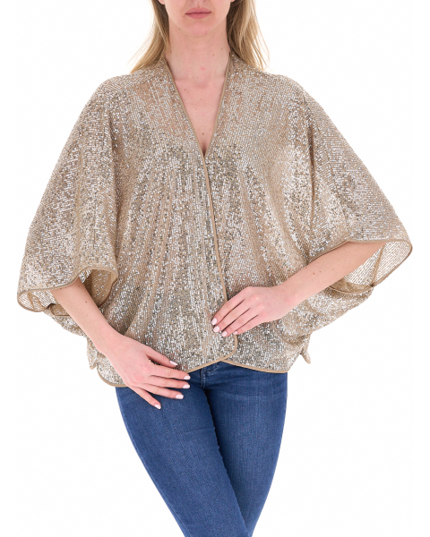 Blusa con paillettes