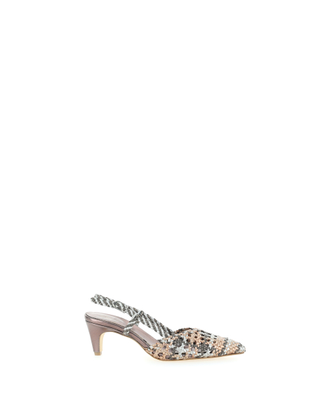 Décolleté slingback