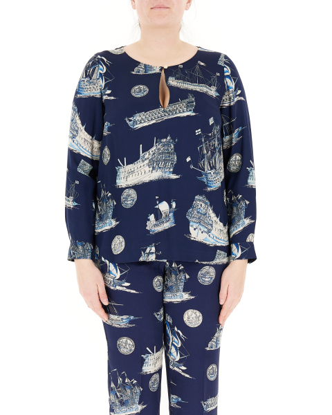 Blusa in viscosa