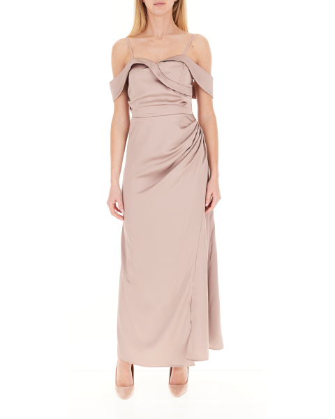 Abito con drappeggio