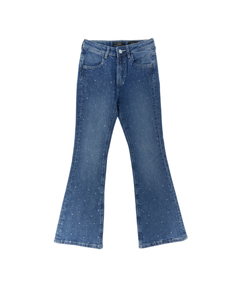 Jeans con strass