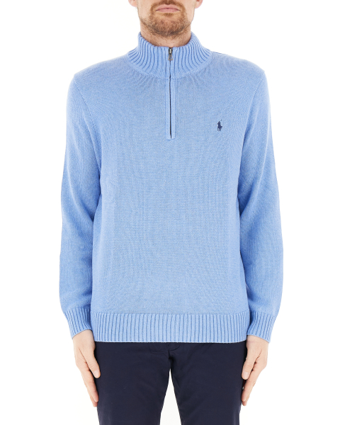 Maglione mezza zip