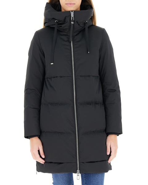 Piumino con cappuccio