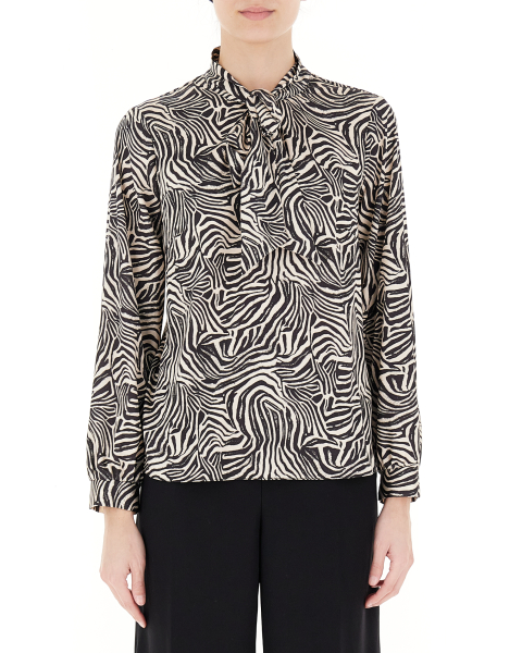 Blusa maniche lunghe