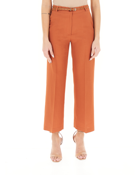 Pantalone misto lino