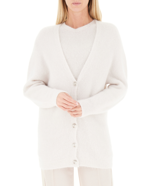 Cardigan scollo a V