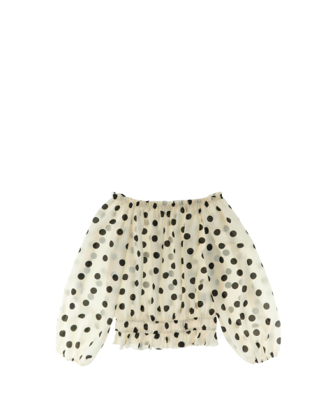 Blusa scollo bardot