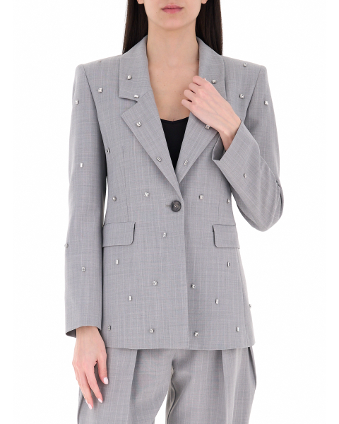 Blazer con strass