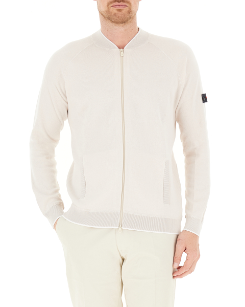 Cardigan con zip