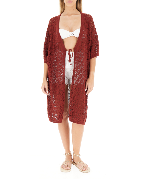 Cardigan ricamato