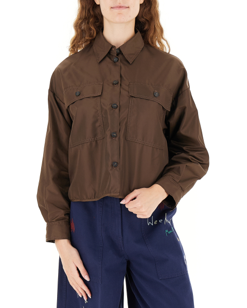 Overshirt in acetato