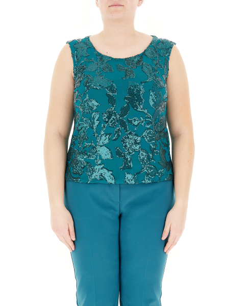 Top con paillettes